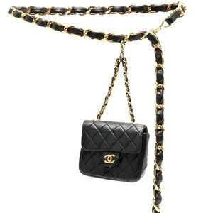 CHANEL QUILTED MICRO BAG